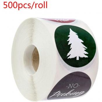 Dekorative Weihnachtsaufkleber 500 Stück