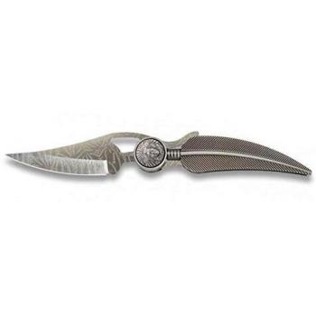 Martinez Laser Mango – Faca Decorativa em Alumínio + Chapa de Aço Inoxidável (5,5 cm)
