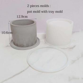 Silicone Pot de Jardin Jesmonite