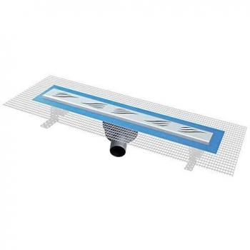 Caniveau de douche à l’italienne Pratiko2 600x60mm – Grille Onda