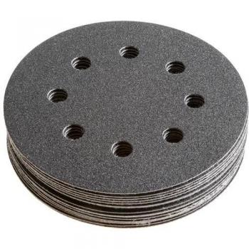 Fein 63717231020 Carta abrasiva eccentrica a strappo, perforato, Dimensione dei grani 180, Ø 115 mm, confezione da 16 pz
