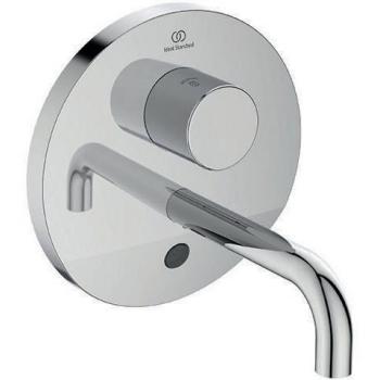 Ideal Standard A6149AA Fertigmontageset, batteriebetrieben, 150 mm Auslauf, für Sensor-Waschtischarmatur, verchromt