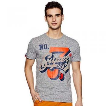 Superdry Uomo Maglia Grigio S M10992AT