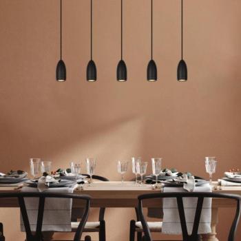 'EVORA' Dimmable Adjustable Stylish Indoor Modern Pendant Light 5xGU10