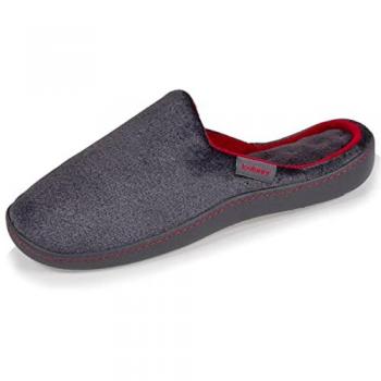 Isotoner Confort Mules marine chiné Homme 41