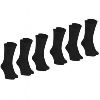 Athena 6× Mi-chaussettes Homme Noir