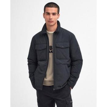 Distill Steppjacke Barbour International, Schwarz, 97 cm, Mann