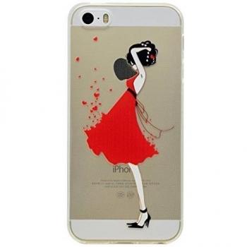 Crisant Glow – Funda Silicona Ultra Ligera con Falda Rosa