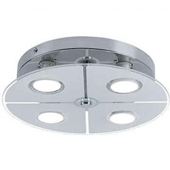 Lumière de Plafond Globo – 4 LEDs 3 W (250 lm), 3000 K, Verre Sat