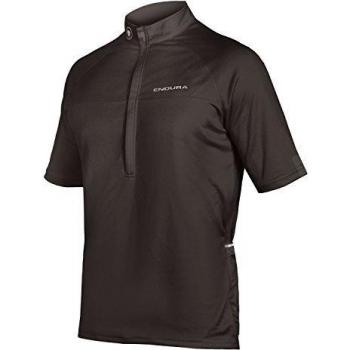 Maillot de route Endura Xtract II, manche courte, avec logo, noir, grandeur XL