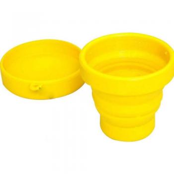 Taza de Agua Plegable con Tapa para Actividades al Aire Libre