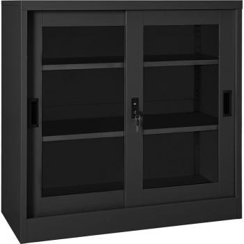 VidaXL Armário Deslizante em Aço Antracite 90x40x90