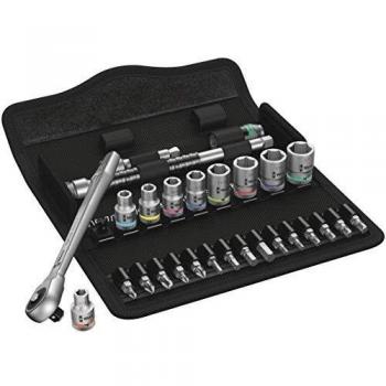 Wera 8100 SA 10 Kit di chiavi a bussola 1/4 pollici