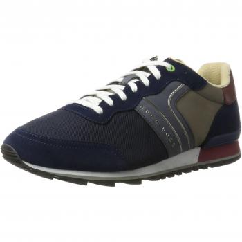 BOSS Green Parkour Runn Nymx Herren Sneaker, Blau, Modell 10191435