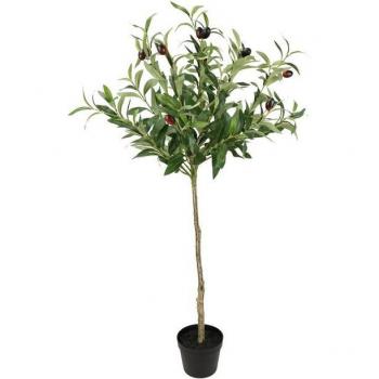 Kunstpflanze Olivenbaum mit schwarzen Beeren