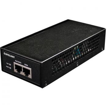 Intellinet Gigabit High-Power PoE+ Injector, 1 x 30 W, IEEE 802.3at/af Power over Ethernet (UK Power Cord)