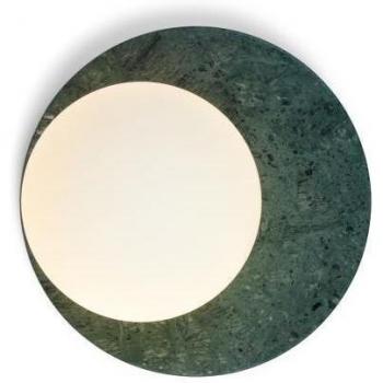 Applique murale Contardi Emma – marbre 24 cm, couleur vert-noir