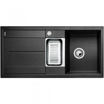 Bassin de cuisine Blanco 519113 Réversible PuraDur Anthracite avec télécommande