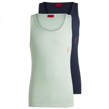 HUGO Tanktop mit Rundhalsausschnitt im 2er-Pack, Größe S