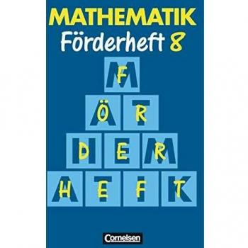 Mathematik, Neue Ausgabe für Sonderschulen, Förderhefte, H.8
