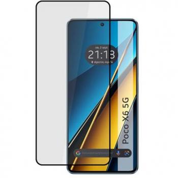 Protector de Pantalla 5D Negro para Xiaomi Poco X6 5G