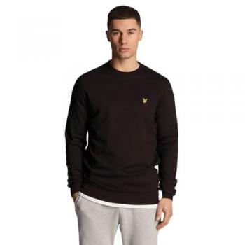 Lyle & Scott Heren Sport Fleece Sweater met Ronde Hals