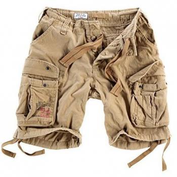 Short Cargo Vintage Airborne – Masculin, Beige, XL+