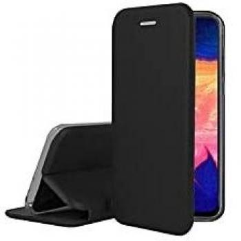 Black Leather Wallet Cover for Samsung A10