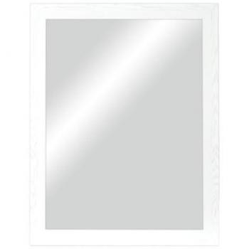 Vitrina luminosa: Espejo de pared 50x70 cm, Blanco, MOD‑113