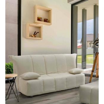 Bureau Dmora Alisei, lit-couché 2 places, couleur beige bois