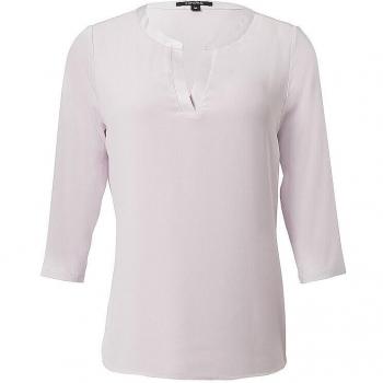 Rosafarbene Viskose‑Elasthan-Bluse für Damen – 44