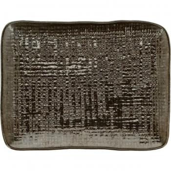 Vega Vassoio Novulus Rettangolare Marrone 14x18x2.3 cm (Pacco 4)