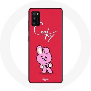 Coque pour Oppo A16 BTS Cooky Fond Rouge