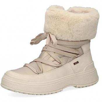 Caprice Damen Stiefelette Beige Flach 38,5