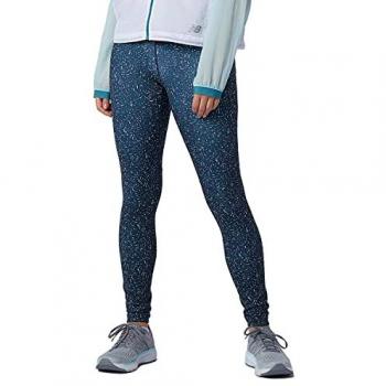New Balance Hardloop Legging Navy Impact met Bedrukking WP11264 MTL