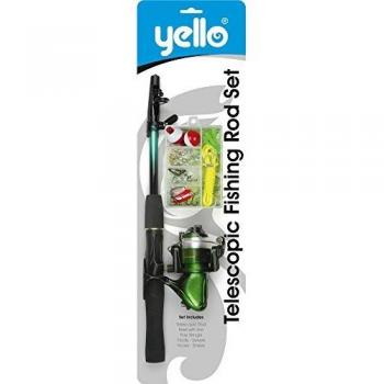 Yello Assorted Colors Junior Fishing Rod Set