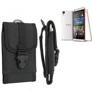 Bolsillo de soporte para HTC Desire 820 en negro