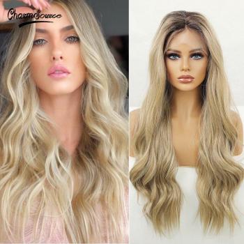 CharmSource Ombre Blonde Lace Front Wig