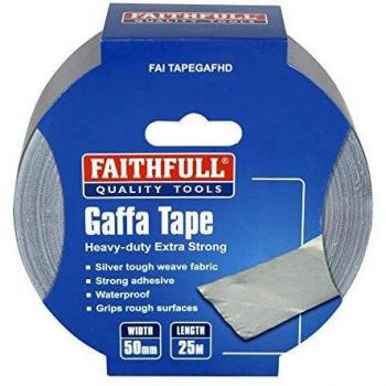 Faithfull Heavy Duty Duct Tape 50mm x 25m Silver