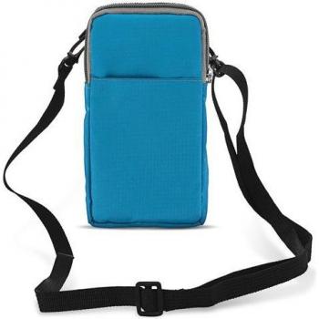 Smartphone Belt Case Avizar Moschettone, 2 Pocket – Turchese