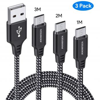 Micro USB 3 Pezzi 1 m – Trasferimento Dati e Ricarica