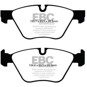 Plaquettes de frein à disque EBC DP22088 pour BMW 5 Berline