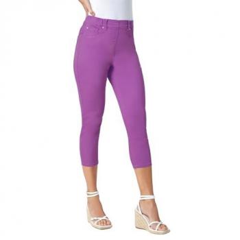 Cotton Capri Jean Leggings