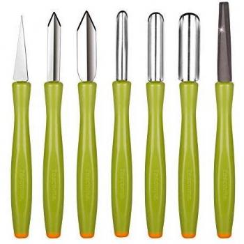 Juego de Utensilios Presto Carving Tescoma Verde/Arancione