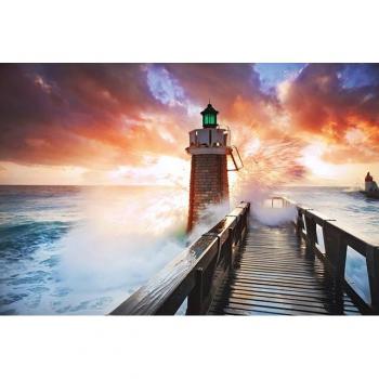 Papermoon Fototapete Lighthouse, glatt veredelt