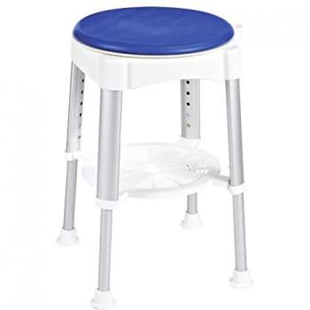 Chaise de Douche Pivotante Bleu Maximex