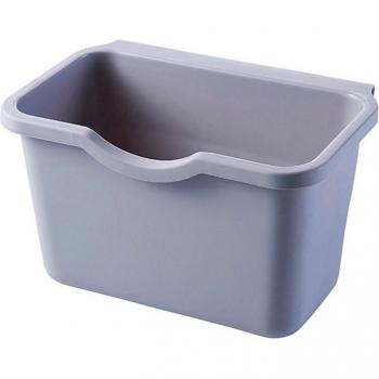 Gray Beige Kitchen Garbage Can