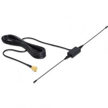 Omnidirektionale Antenne 433 MHz SMA 2,5 dBi schwarz Klebemontage
