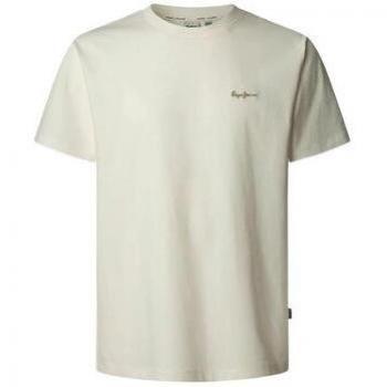 Camisa Pepon Jeans Connor Blanco Roto, Manga Corta XL