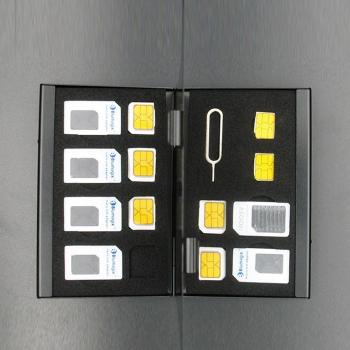 Estuche Portátil para Tarjetas SIM y Memoria